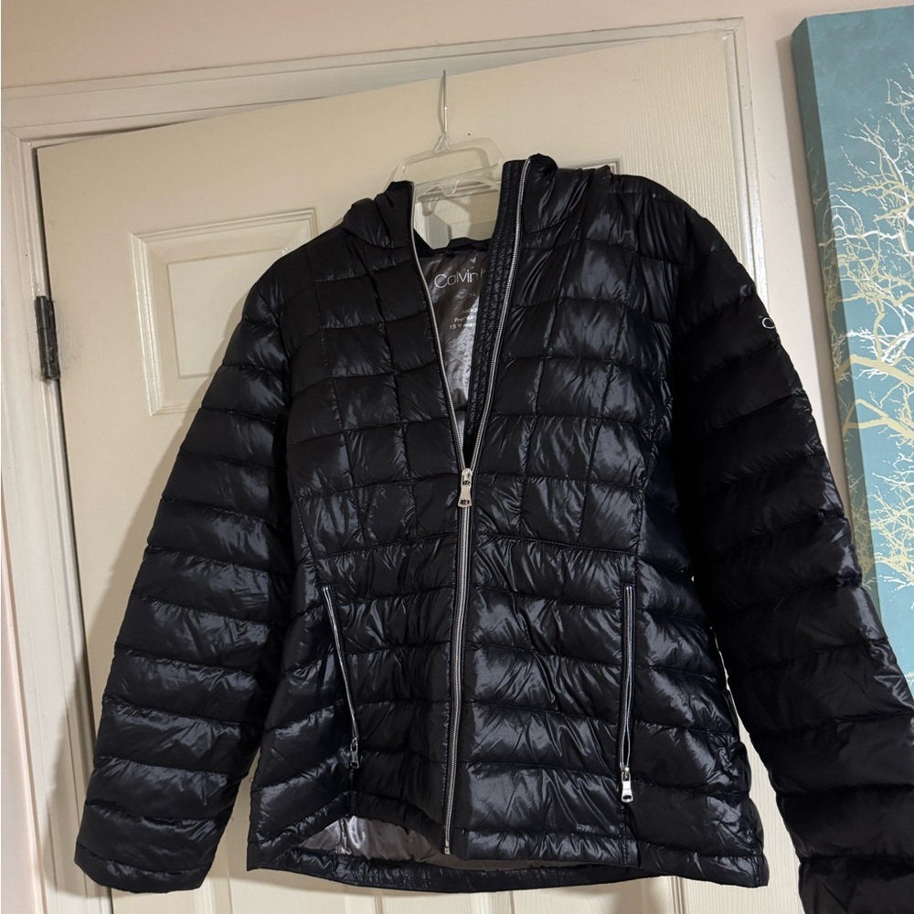 Women's Calvin Klein Black Puffer Jacket